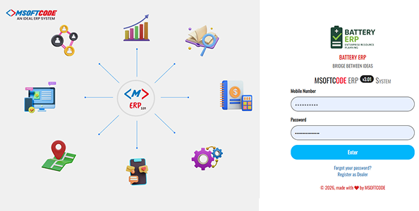 Battery ERP Management System